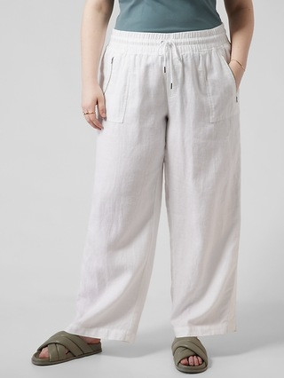 Cabo Linen Wide Leg Pant | Athleta