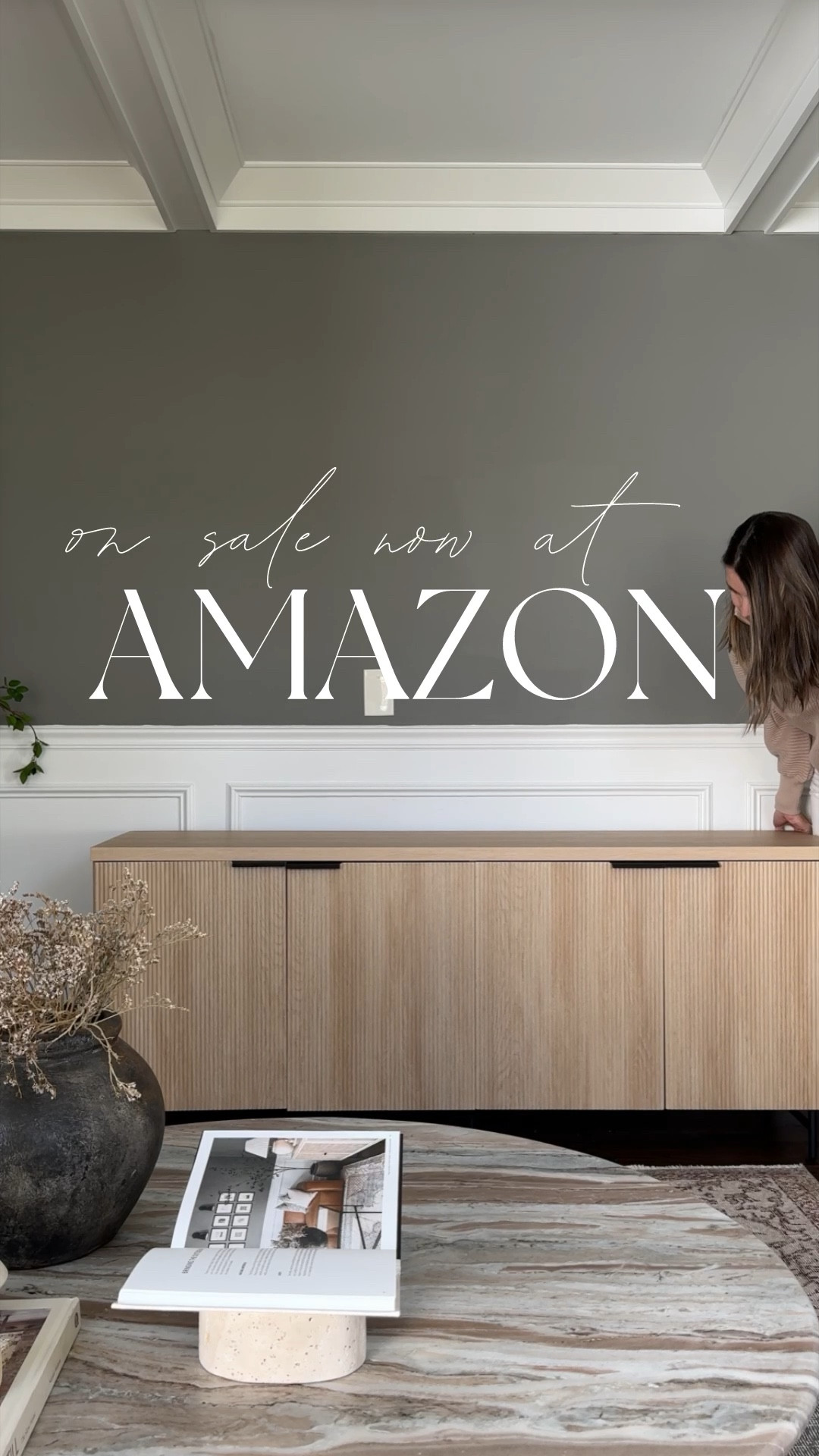 This best selling wood reeded door sideboard is currently 25% off on Amazon right now. It also comes in black, walnut, and this natural oak color which is beautiful! Doors are soft close too!! 

#LTKsalealert #LTKVideo #LTKhome