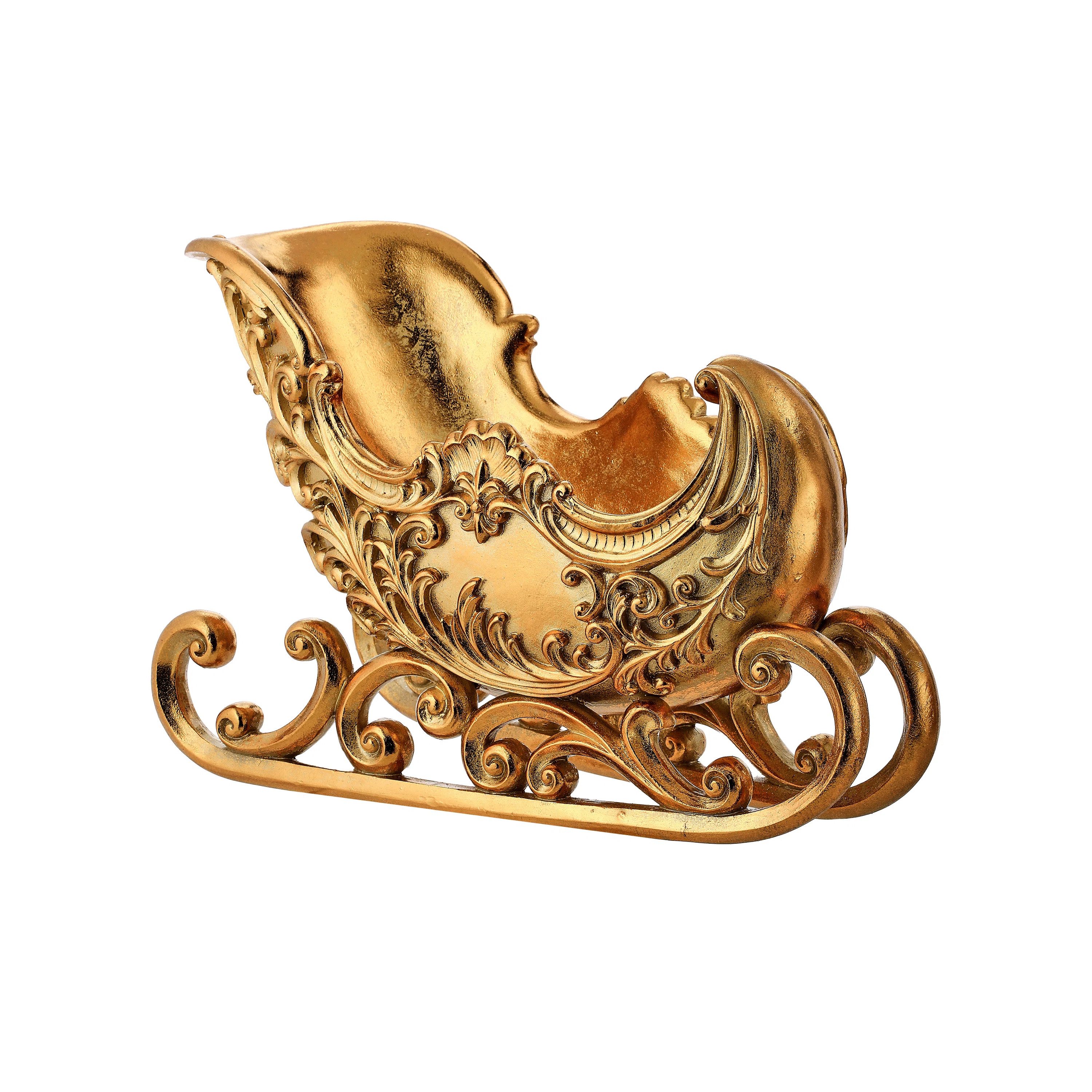 15" Resin Scroll Sleigh | Wayfair North America
