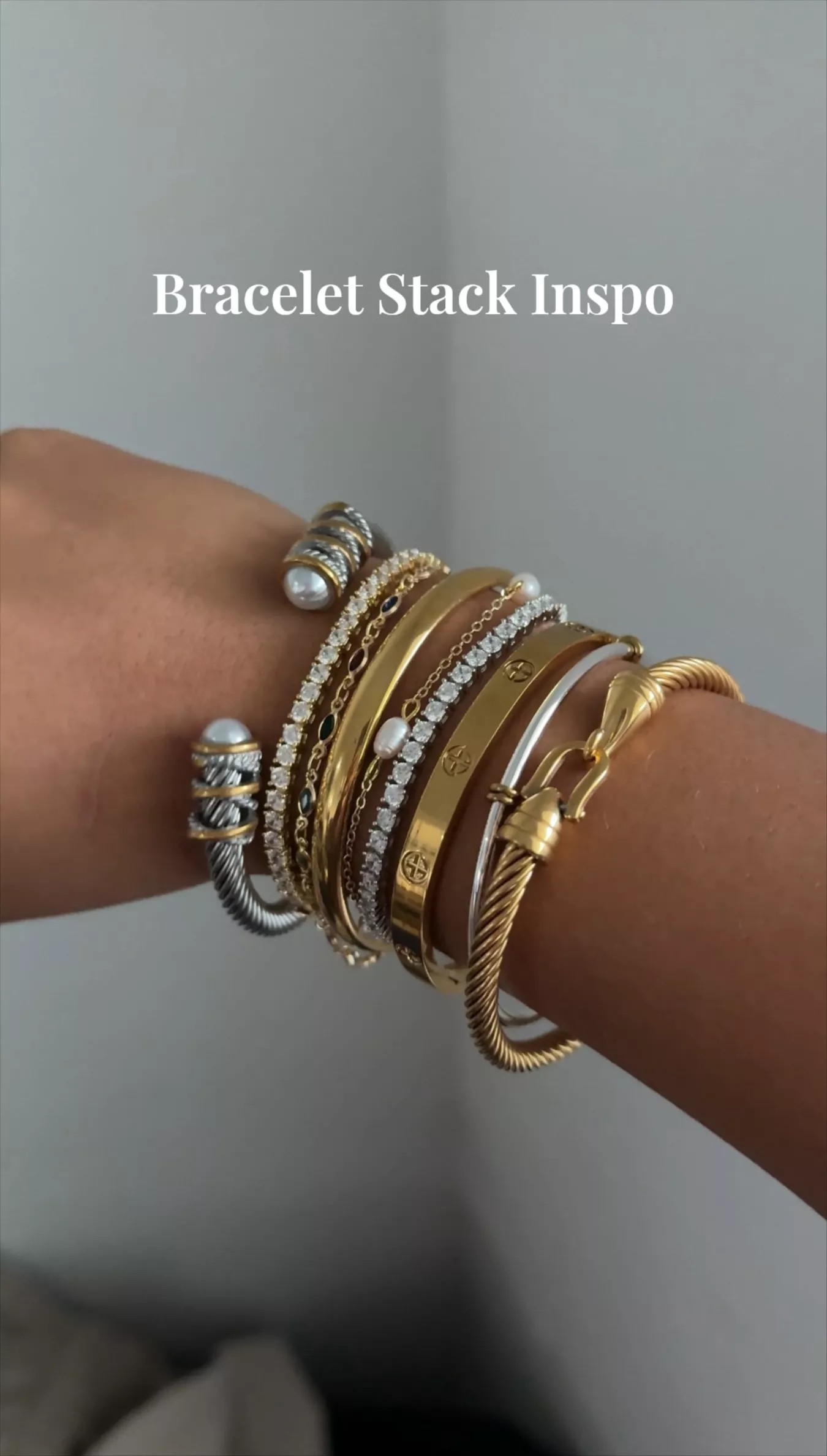 Bracelet stack inspo #LTKGiftGuide #LTKFindsUnder50 #LTKStyleTip 

 