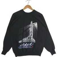 Vintage Memorabilia Sweatshirt Broadway Showtime Printed Graphic Black Crew Neck Unisex Clothing Siz | Etsy (US)