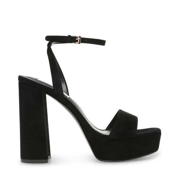 LESSA BLACK SUEDE | Steve Madden (Canada)
