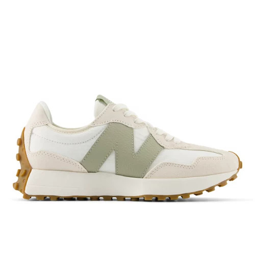 New Balance Women's 327 Sneakers - Beige/White/Green (Size 11.5) | New Balance Athletics, Inc.