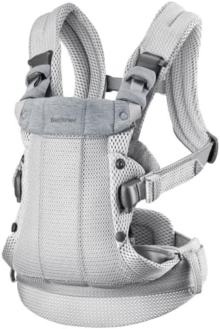 BabyBjörn Baby Carrier Harmony, Silver, 3D Mesh | 3-in-1 Ergonomic Baby Carrier; Newborn, Facing... | Amazon (US)