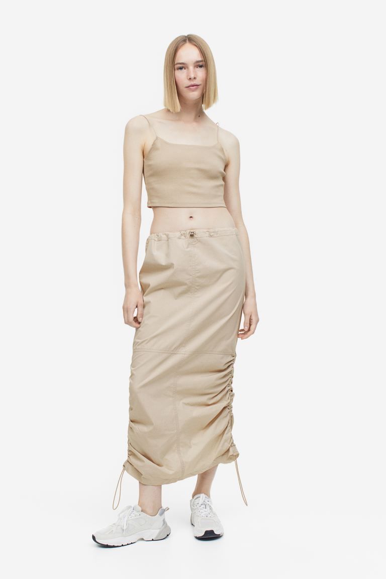 Parachute Cotton Skirt | H&M (US + CA)