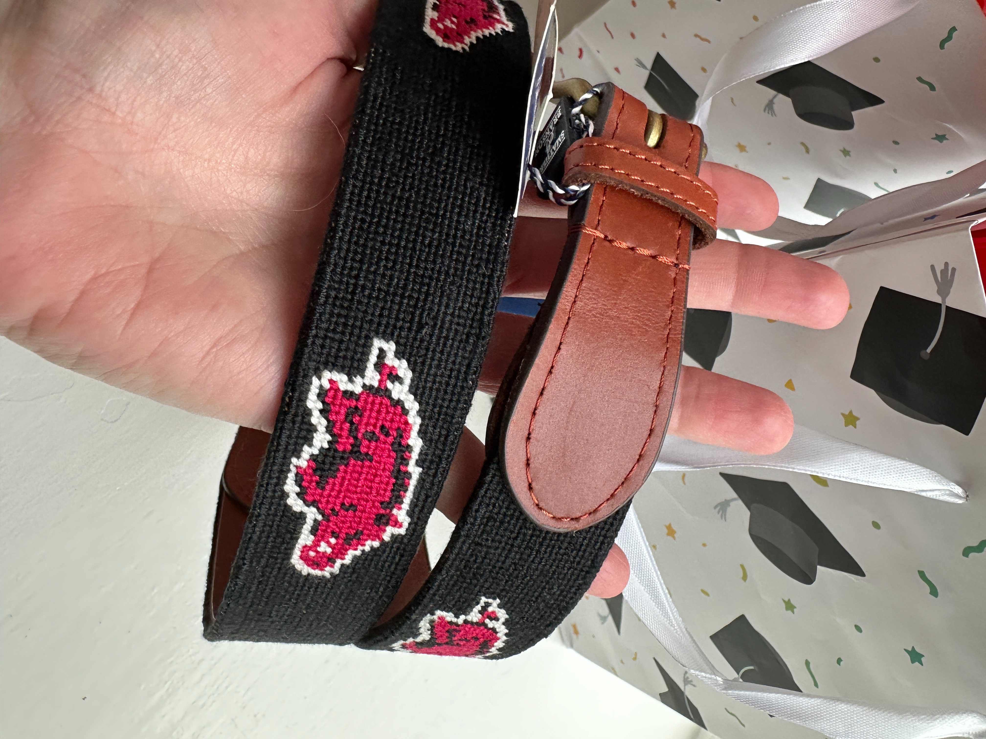 This collegiate woven belt would be such a great graduation gift! Smathers and Branson. Peter Millar. college grad gifts. high school grad gifts. more on DoSayGive.com  

 #LTKSeasonal #LTKSaleAlert #LTKMens