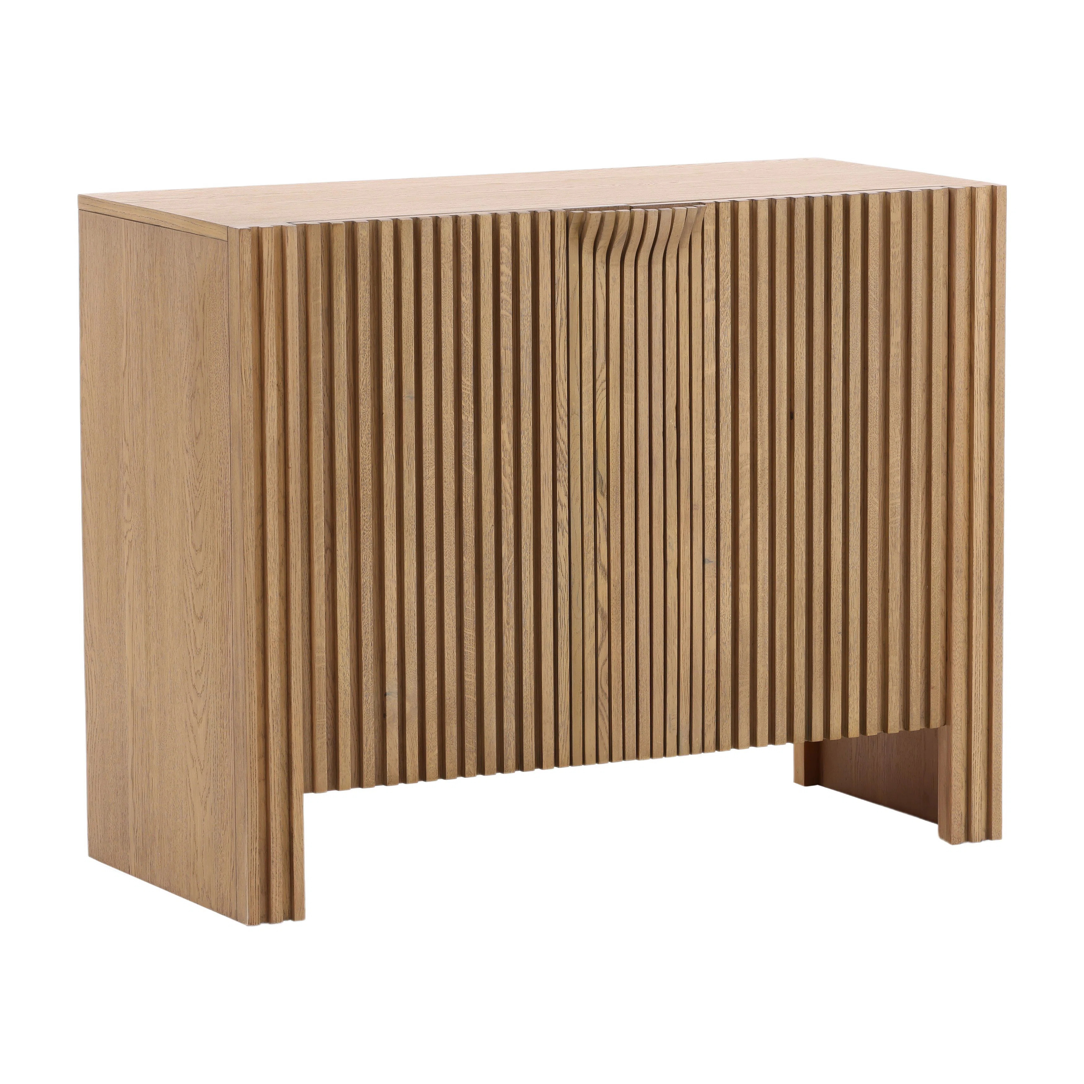 Fallon 41" Wide Oak Wood Sideboard, Natural | Perigold