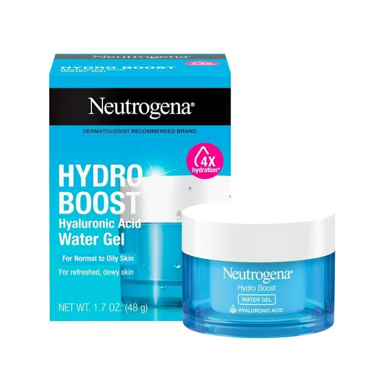 Neutrogena Hydro Boost Water Gel Face Moisturizer Lotion with Hyaluronic Acid, 1.7 oz | Walmart (US)