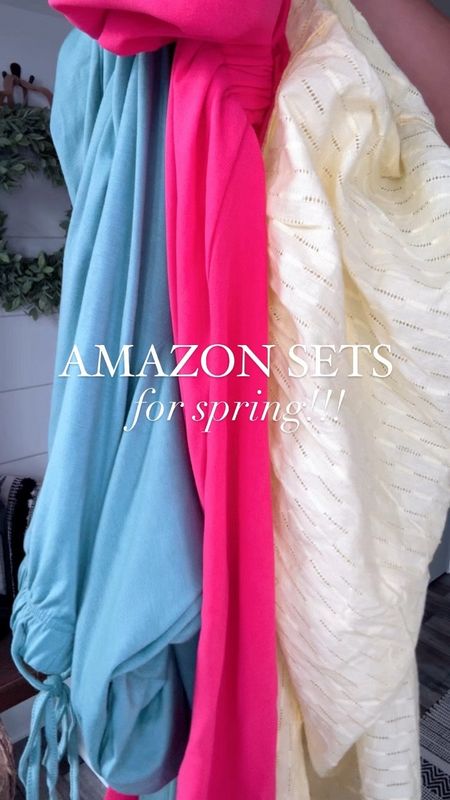 Spring break will be here before you know it! Here are a few @amazon sets you are going to want to pack in your suitcase!!! I love all the fun colors!!!
⬇️⬇️⬇️
Wearing size small in all sets
Sandals TTS



#LTKsalealert #LTKfindsunder50 #LTKfindsunder100
