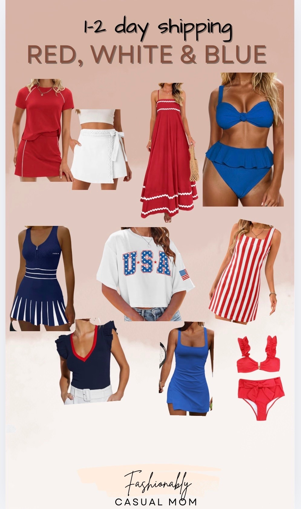 Last minute shopping for Memorial Day weekend.
Red white and blue
Swimsuits
Dresses
Activewear

#LTKootd #LTKgrwm #LTKActive