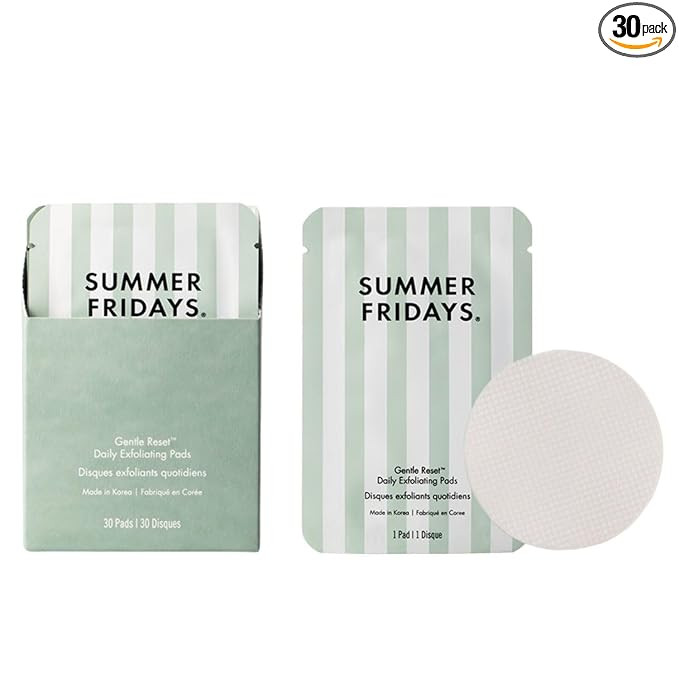 Summer Fridays Gentle Reset Daily Exfoliating Pads - Face Exfoliator with AHAs + PHAs to Smooth T... | Amazon (US)