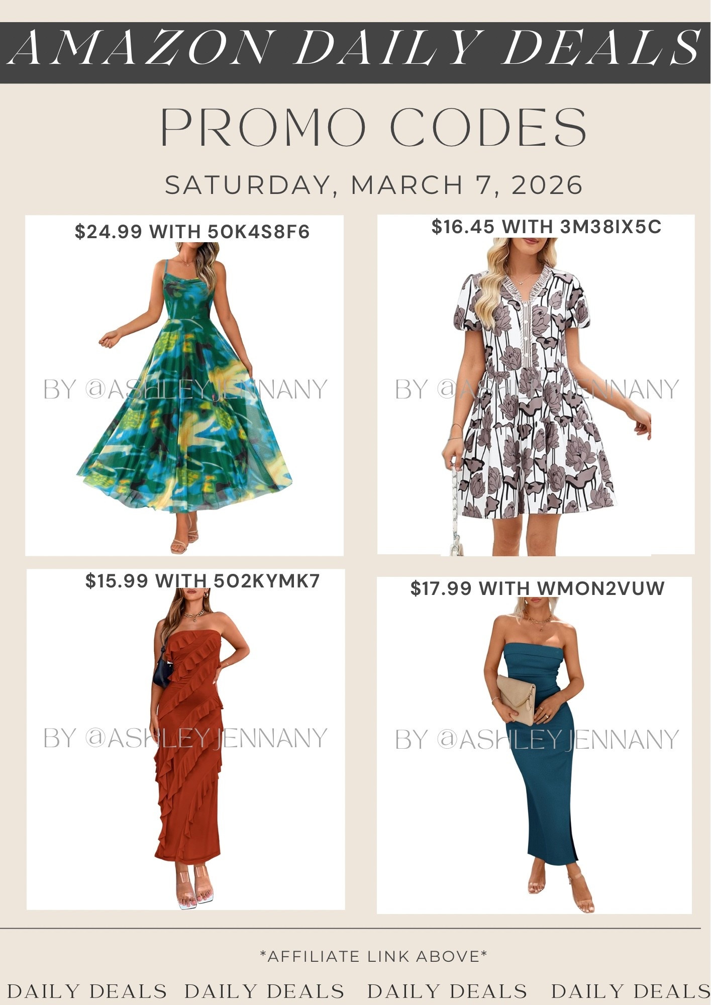 Amazon fashion deals on spring dresses

#LTKSaleAlert #LTKSeasonal #LTKMidsize