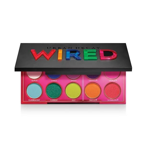 Urban Decay Wired Eyeshadow Palette 10 Ultra-bright Pressed Pigments - Walmart.com | Walmart (US)