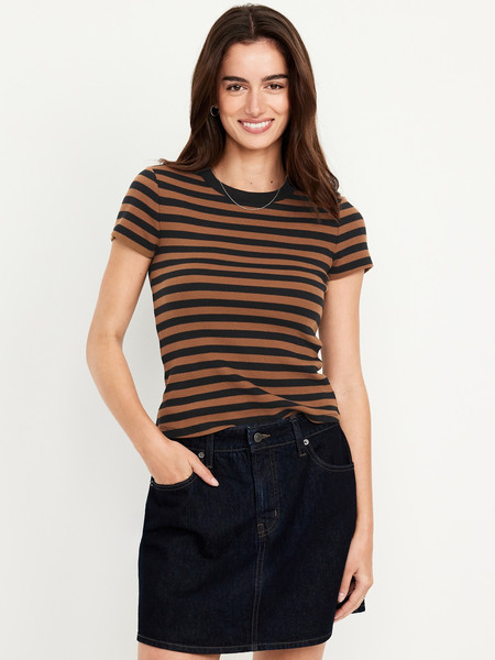 Snug Striped T-Shirt | Old Navy (US)