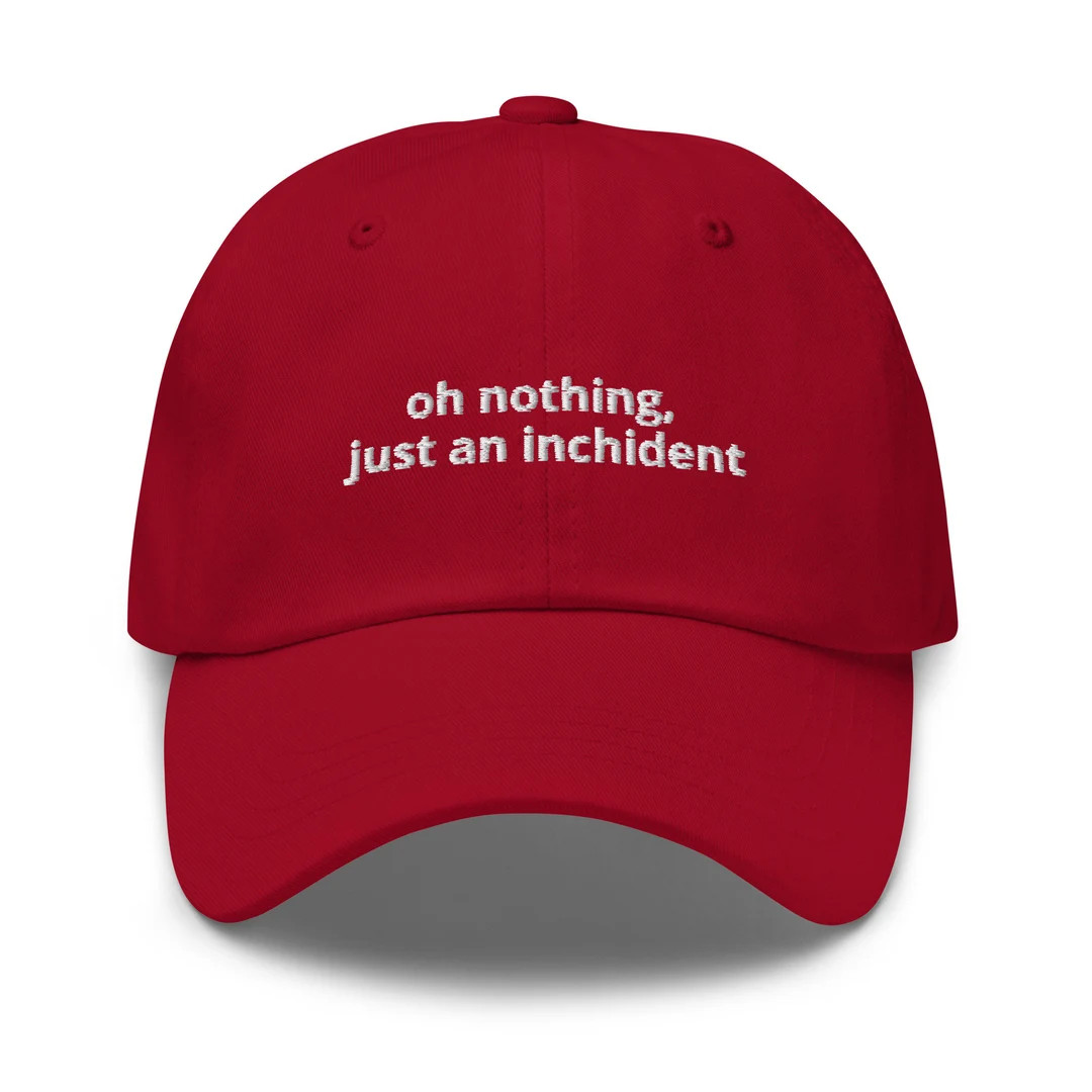 Oh Nothing, Just an Inchident Dad Hat Charles Leclerc Funny Hat F1 Quote Hat - Etsy | Etsy (US)