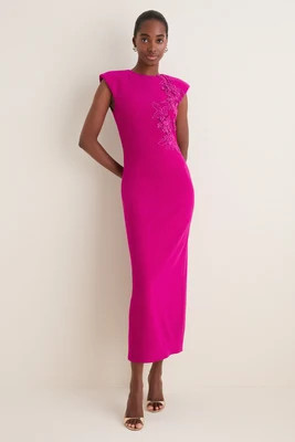 Orchid Pink Dahlira Column Maxi Dress | Tuckernuck (US)