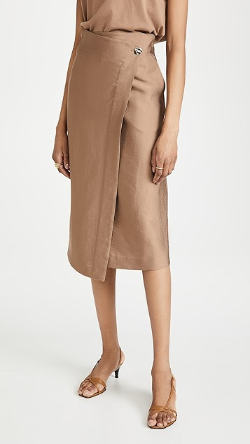 Asymmetric Wrap Skirt | Shopbop