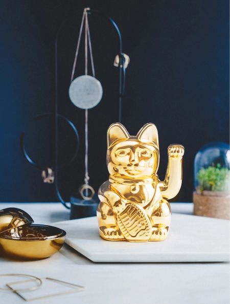 Lucky cat gold 

#LTKeurope #LTKhome #LTKGiftGuide