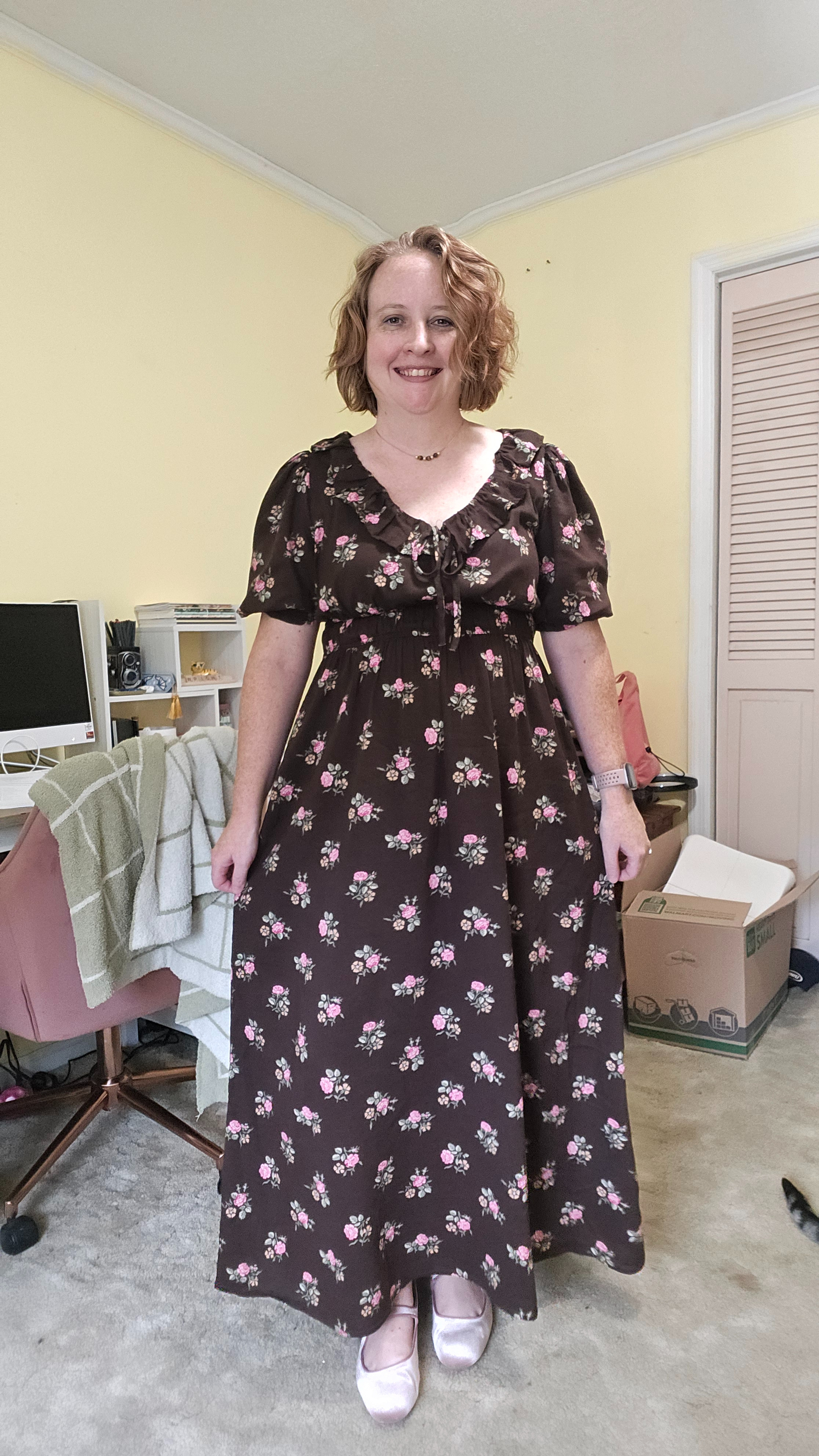 How perfect is this dress for fall? And these mauve, velvet Mary Janes were worth stalking until they restocked my size!

#teacherstyle #fallstyle #falldress 

 #LTKootd #LTKPetite #LTKWorkwear