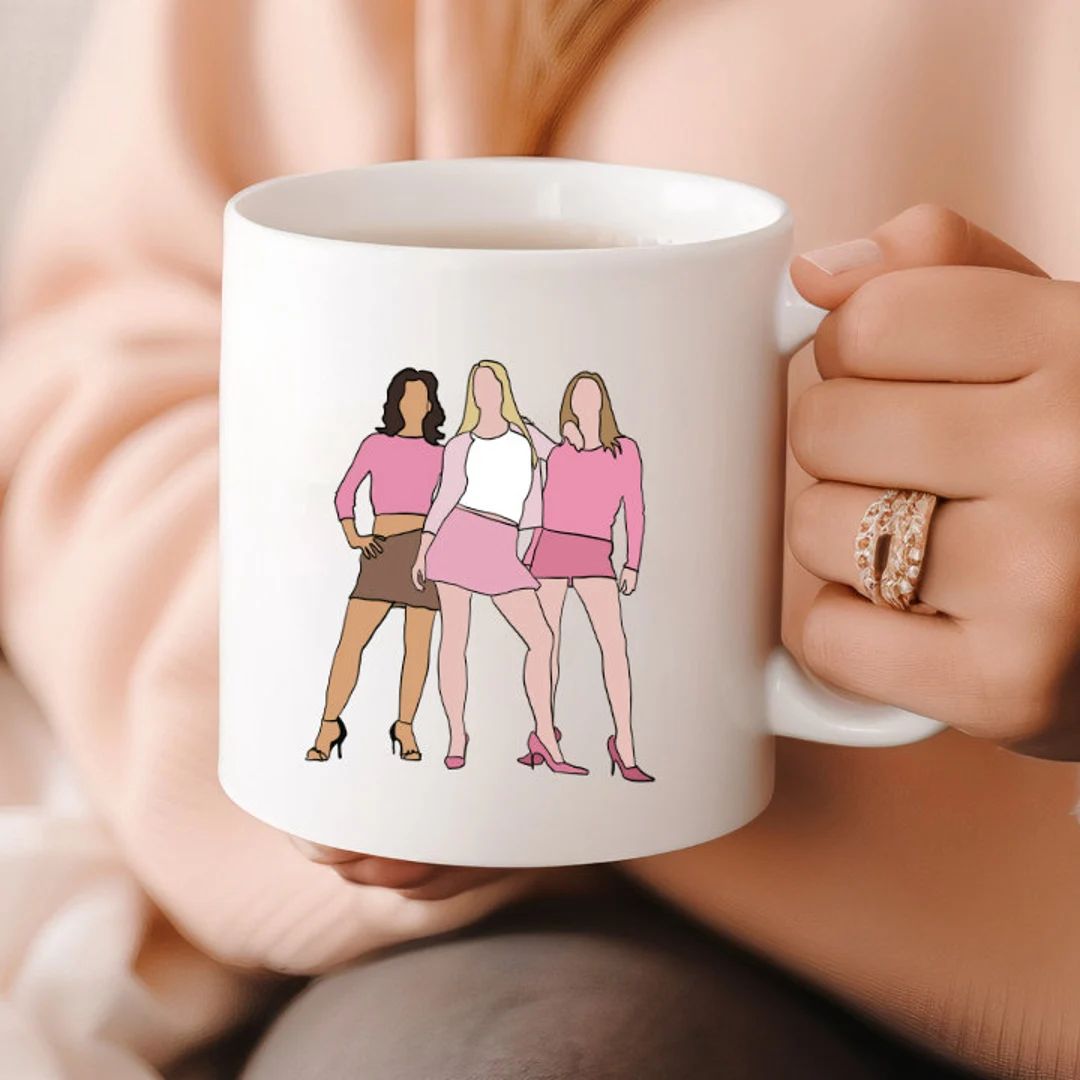 Mean Girls Mug Burn Book Mug Funny Gift Idea for Mean Girls Fan Gift for Her Funny Movie Mug Cera... | Etsy (US)