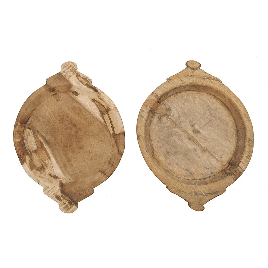 Vintage Wood Bowls, Set of 2 | StyleMeGHD