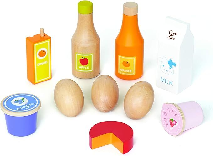 Hape Healthy Basics Kid's Wooden Play Kitchen Accessories Food Set | Amazon (US)