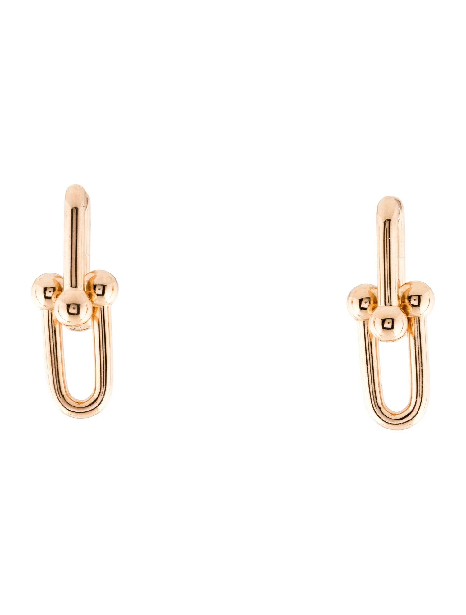 18K Large Link Earrings | The RealReal