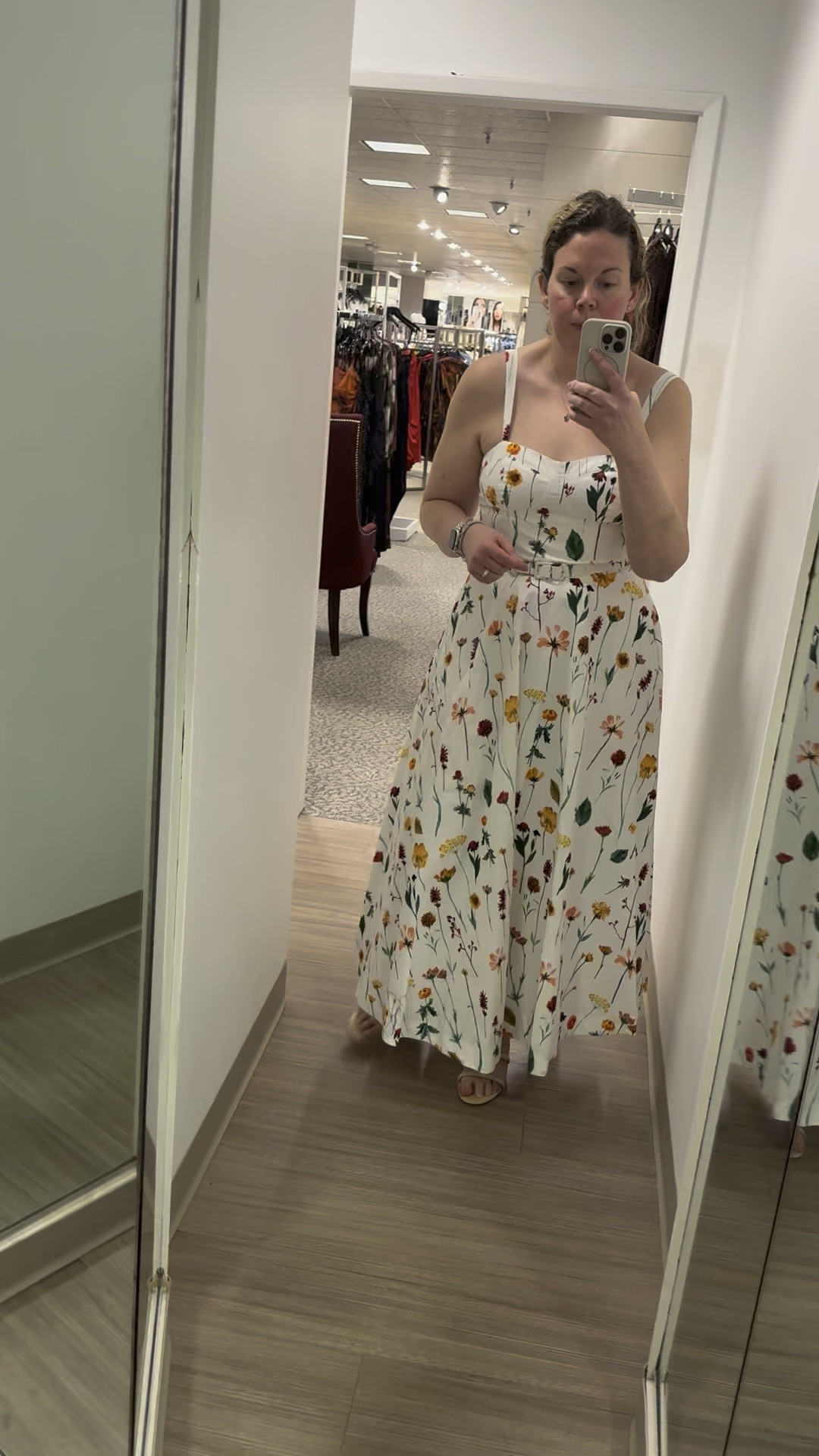 Looking for the perfect last minute Easter dress or maybe already looking for what to wear to Mother’s Day brunch? This dress has a smocked back and is just so lovely. Toss a cardigan over your shoulders and it would be the perfect late spring and summer office outfit  

#LTKMidsize #LTKWorkwear #LTKParties