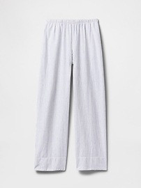 Linen-Blend Easy Wide-Hem Pants | Gap (US)