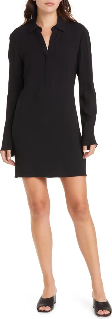 Slim Fit Long Sleeve Polo Dress | Nordstrom