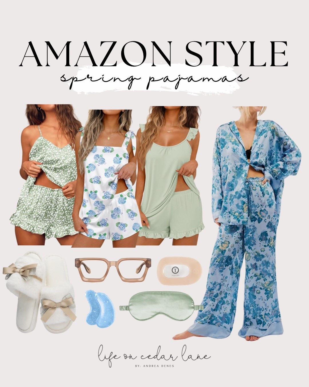 Refresh your wardrobe with these stylish and cozy spring pajamas! Perfect for lounging or a day off. #springfashion #amazonstyle

#LTKSaleAlert #LTKspring #LTKspringtrends