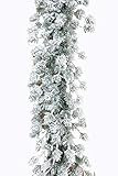 Renaissance 2000 9'X12 Flocked Weeping Pine Prelit Garland | Amazon (US)