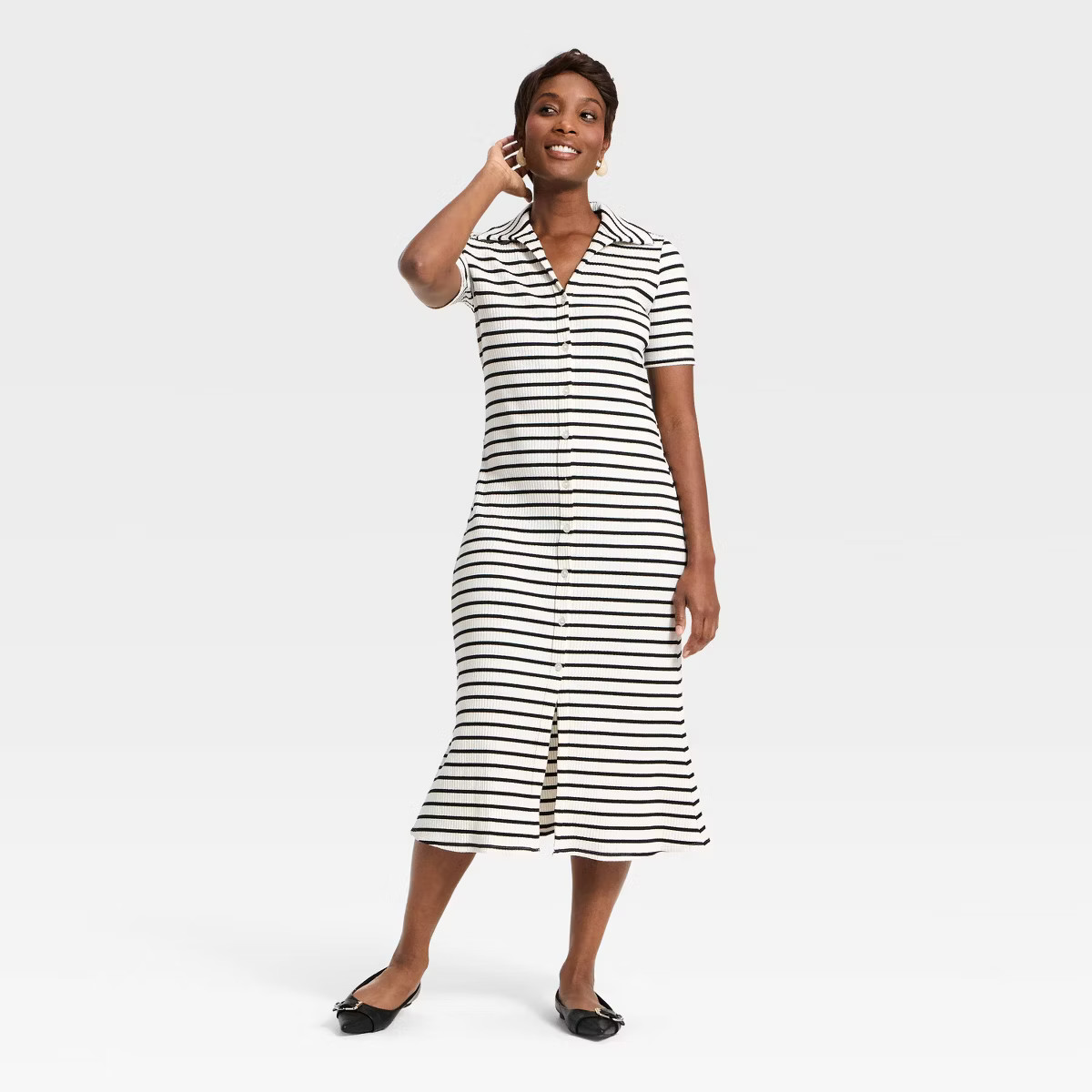 Women's Button-Down Midi Dress - A New Day™ | Target