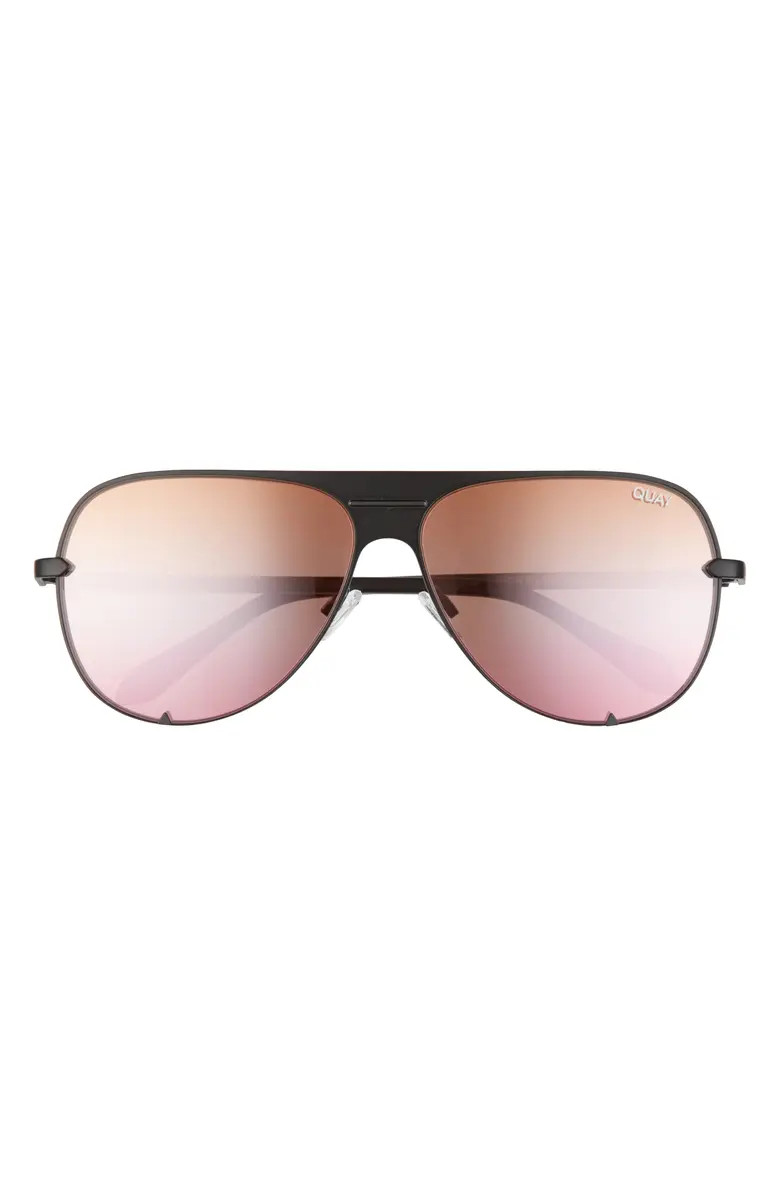 Quay Australia High Key 56mm Aviator Sunglasses | Nordstrom | Nordstrom