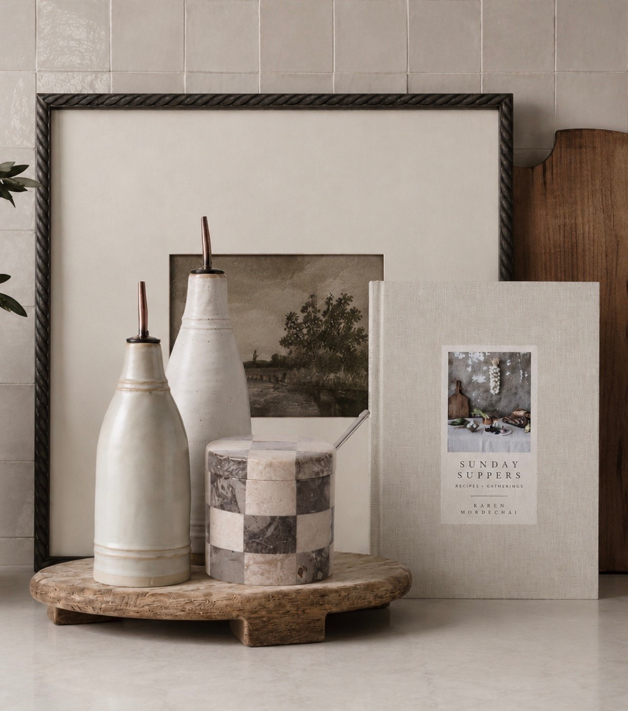 I just saw the medium round wood riser is back in stock and has free shipping! I found this little checkered salt marble cellar on Amazon 🤎

#LTKSaleAlert #LTKHome #LTKSeasonal