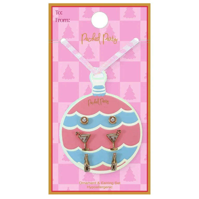 Packed Party Earring Set with Round Ornament | Walmart (US)