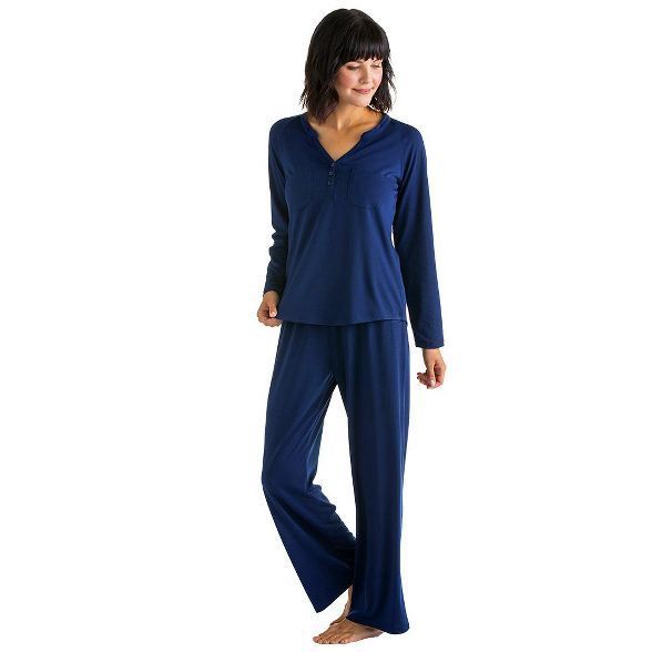 Softies Women's Double Patch Pocket Raglan Ankle PJ Set | Target