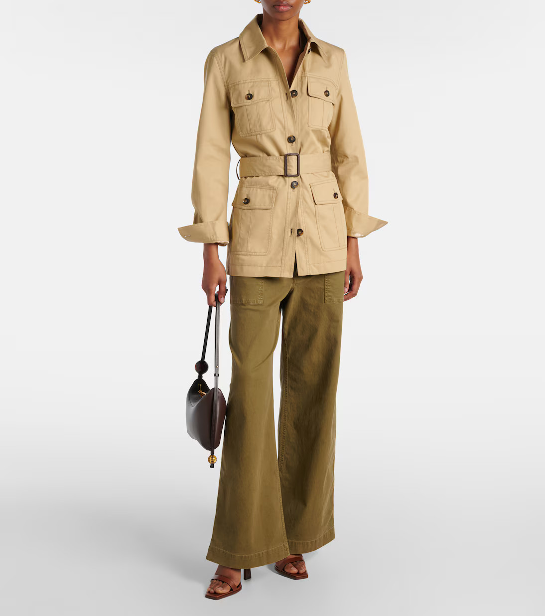 Mila belted cotton jacket | Mytheresa (US/CA)