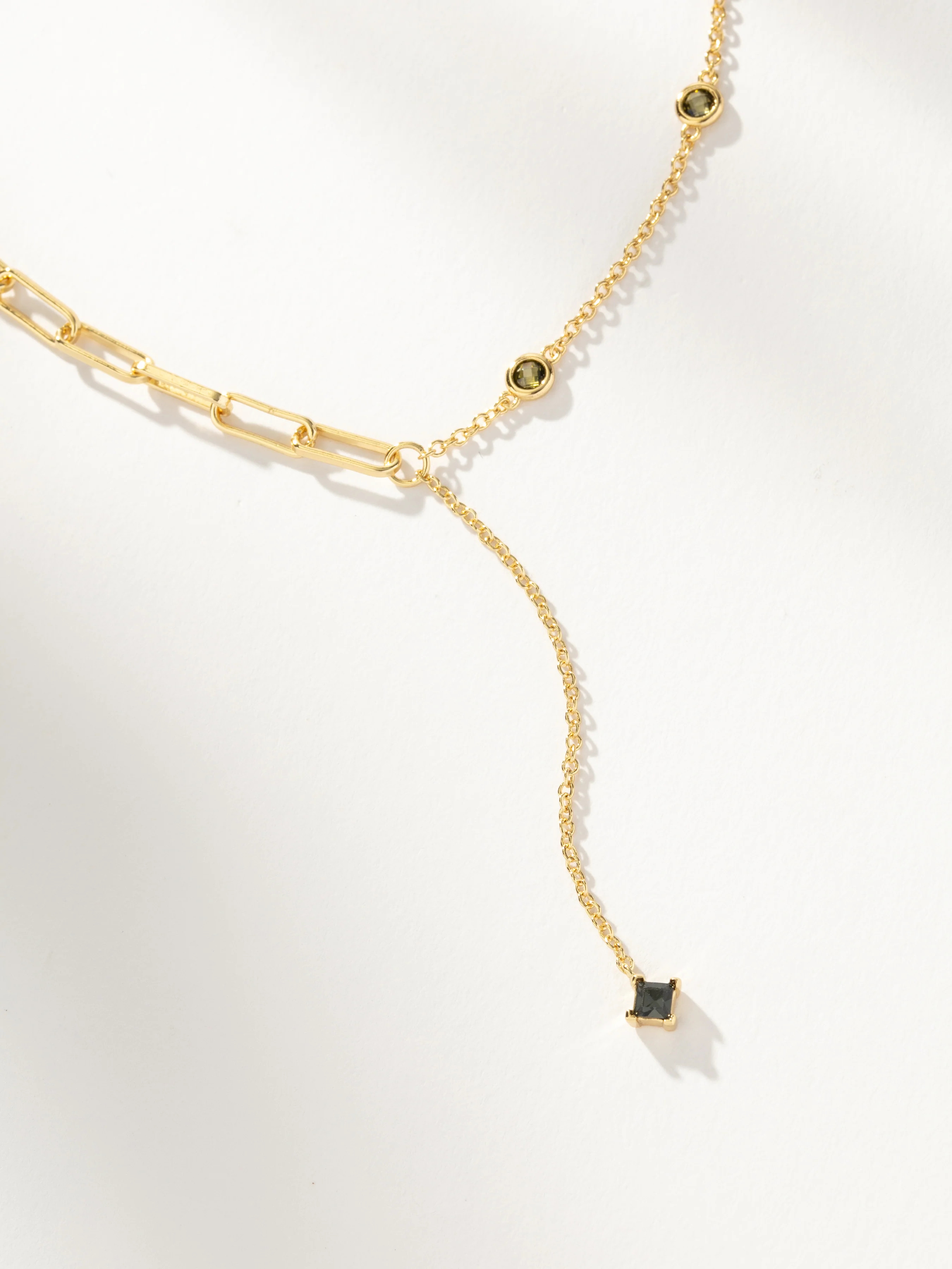 Undecided Chain Lariat Necklace in Gold | Uncommon James | Uncommon James