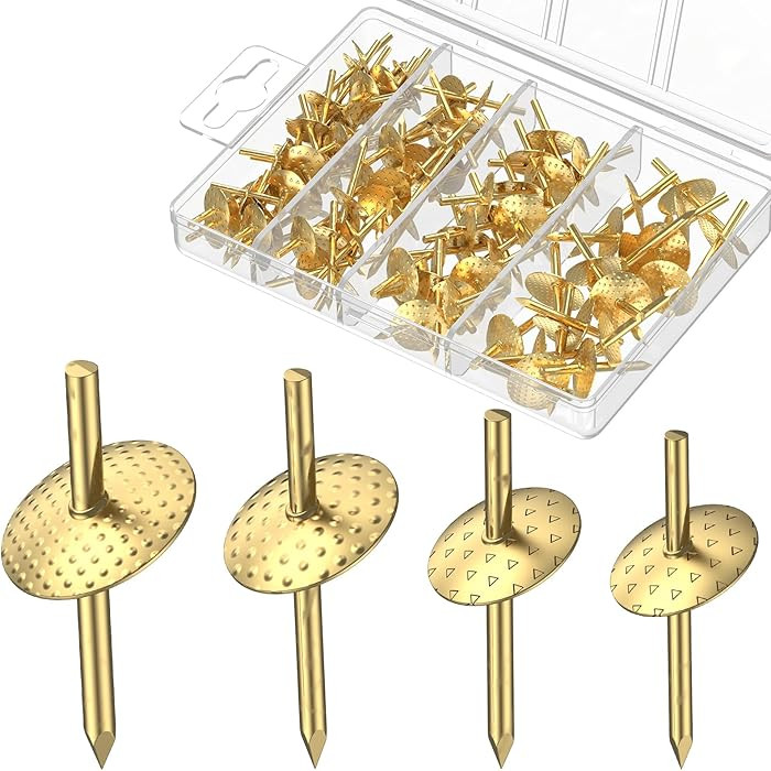 Uniclife 80 Pcs Picture Hangers, Picture Hanging Kit, 4 Size Picture Hanging Hooks, Picture Hangi... | Amazon (US)