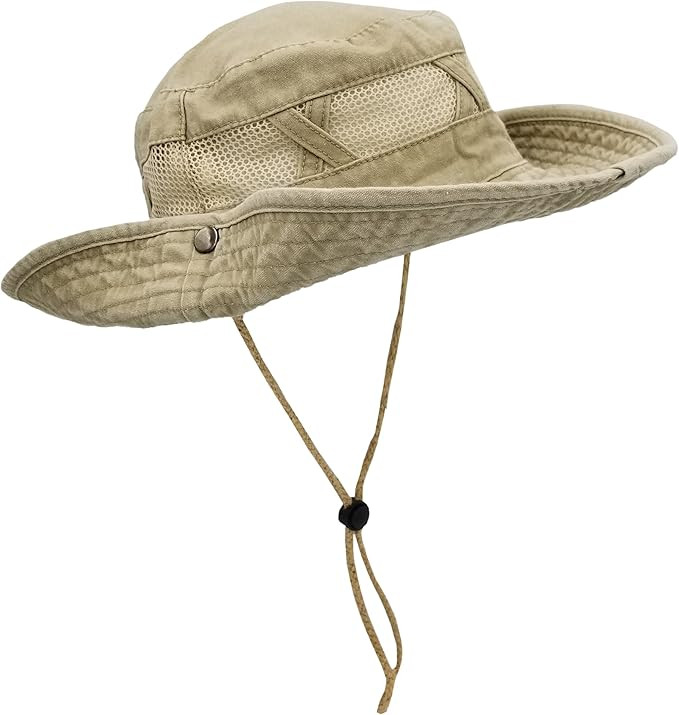 Outdoor Summer Boonie Hat for Hiking, Camping, Fishing, Operator Floppy Military Camo Sun Cap for... | Amazon (US)
