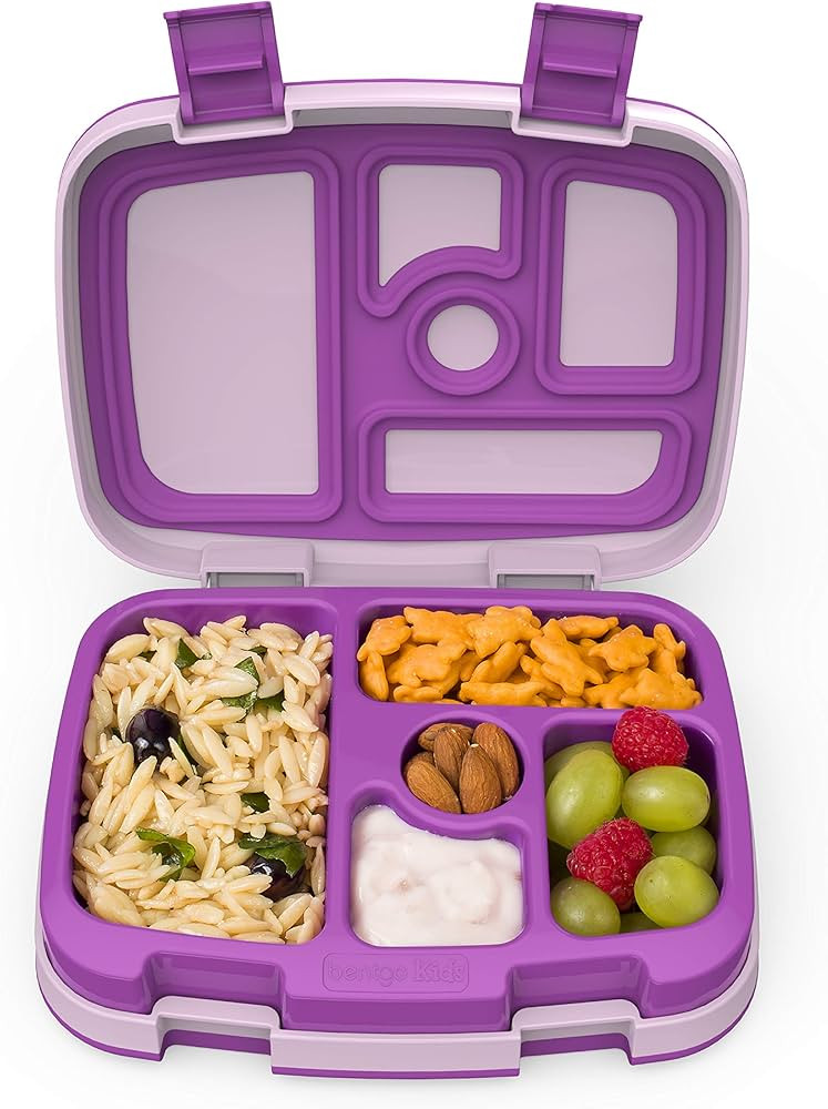 Bentgo® Kids Bento-Style 5-Compartment Lunch Box - Ideal Portion Sizes for Ages 3 to 7 - Leak-Pr... | Amazon (US)