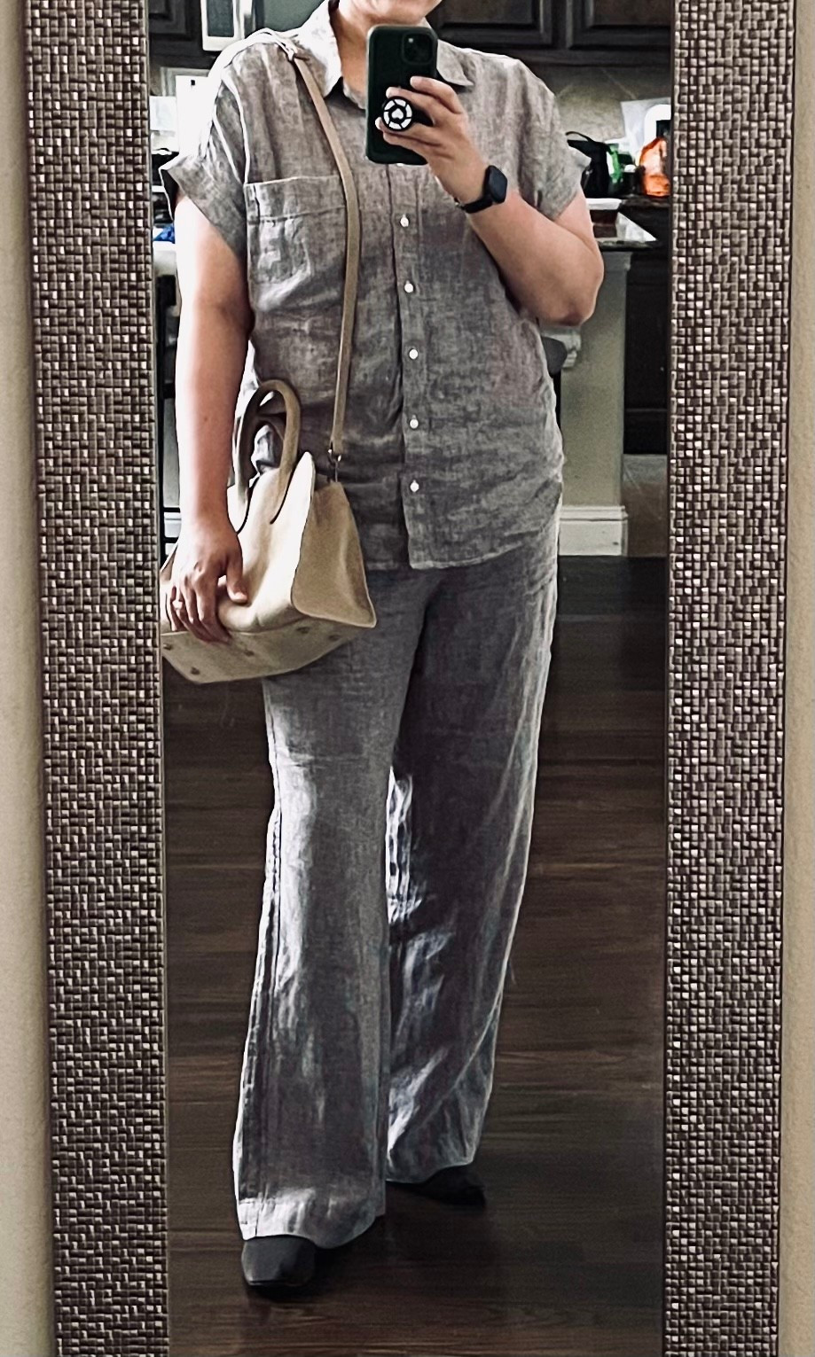 Work OOTD from Quince. Still hot in DFW, still in linen.

#LTKootd #LTKSeasonal #LTKMidsize