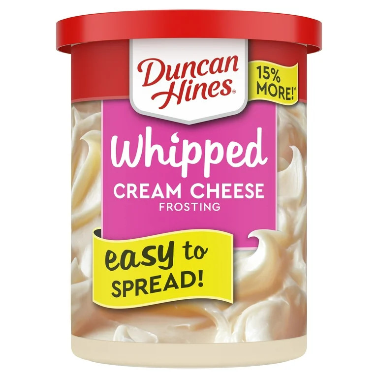 Duncan Hines Whipped Cream Cheese Frosting, 14 oz. - Walmart.com | Walmart (US)