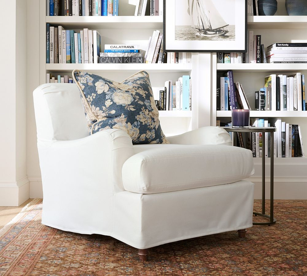 Carlisle Slipcovered Chair | Pottery Barn (US)