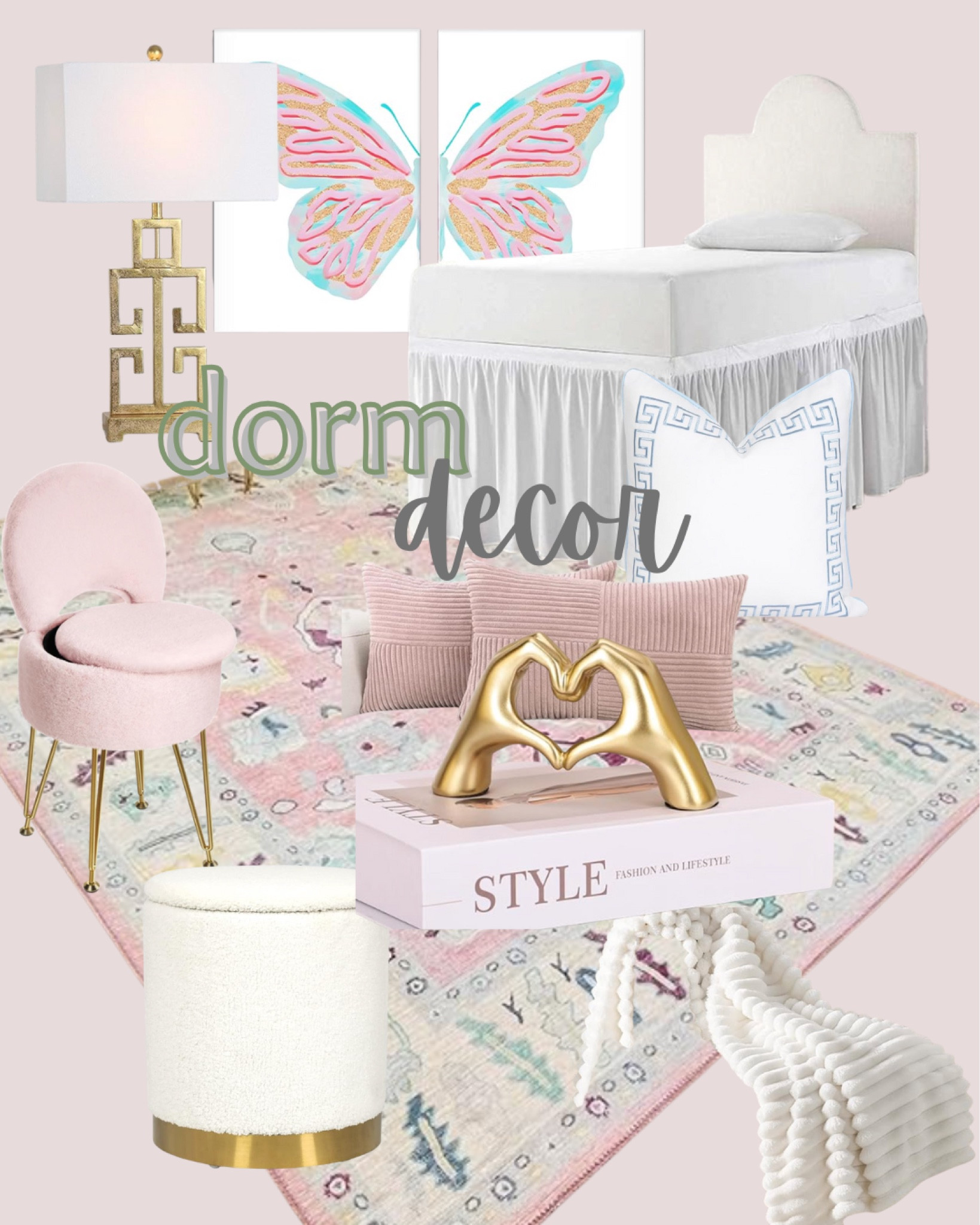 College dorm decor 
Girl dorm room decor 
College girl 

#LTKStyleTip #LTKHome #LTKGiftGuide