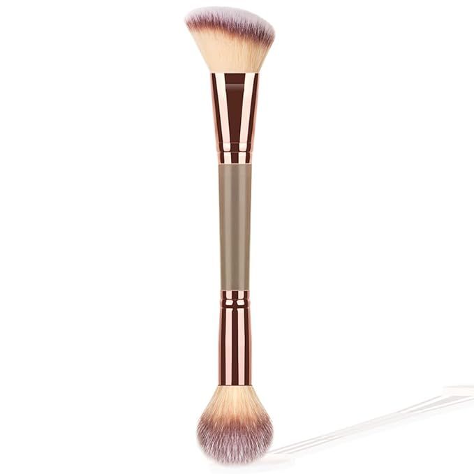 KINGMAS Foundation Makeup Brush, Double Ended Makeup Brushes for Blending Liquid Powder, Conceale... | Amazon (US)