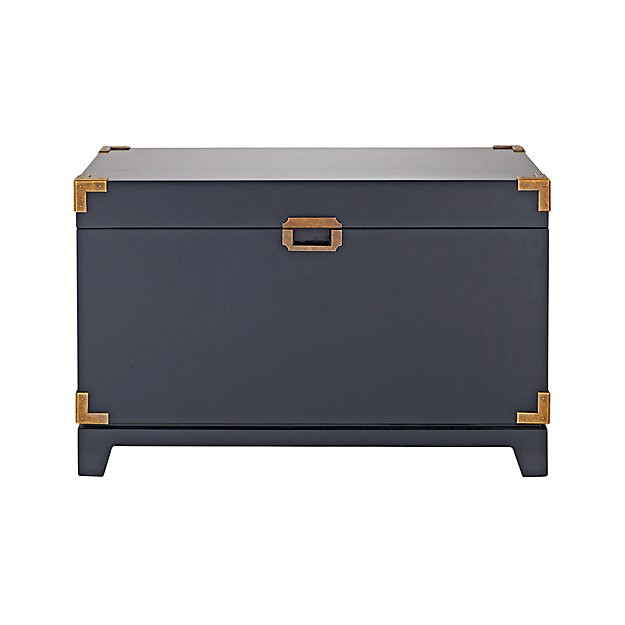 Blue Toy Chest + Reviews | Crate and Barrel | Crate & Barrel
