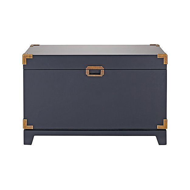 Blue Toy Chest + Reviews | Crate and Barrel | Crate & Barrel