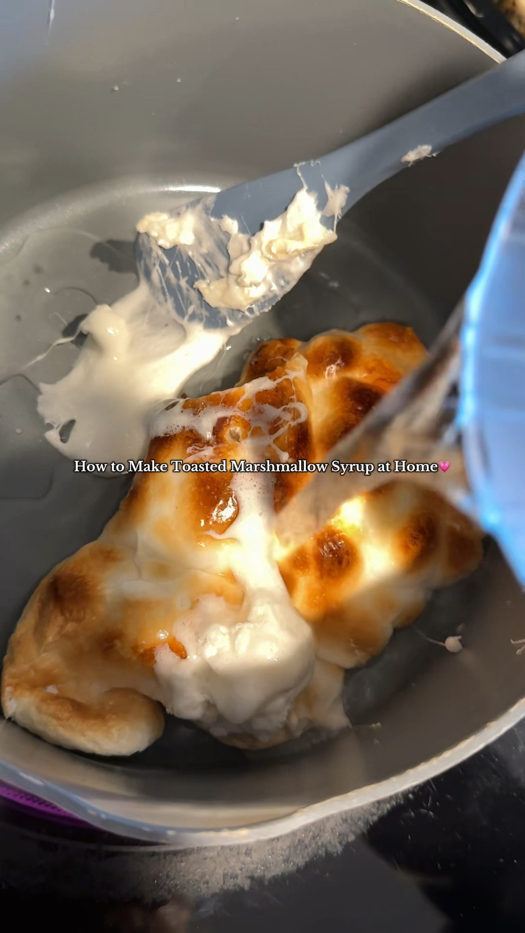 😍How to Make Homemade Marshmallow Syrup🤤

Homemade toasted marshmallow syrup eats downnnnnn🤤😍 it makes your house smell delicious too, so that’s a plus!!

💗Toast your marshmallows to your preferred toasted level and then place into a pot.  
💗Add some water to cover the bottom of the pot and let the marshmallows melt. 
💗Once it’s all the way melted, it will turn into this toasted looking syrup!  Add more water if you want it a bit thinner or keep it as is.  

It’s best to use within 7 days but if it starts smelling like straight liquor, throw it out😂😂 It’s one of my favs that I keep on deck!!💗💗 

Jet-Puffed Marshmallows

#homemadesyrup #syrup #marshmallowsyrup #marshmallow #coffeesyrup 

#LTKHoliday #LTKFindsUnder100 #LTKHome